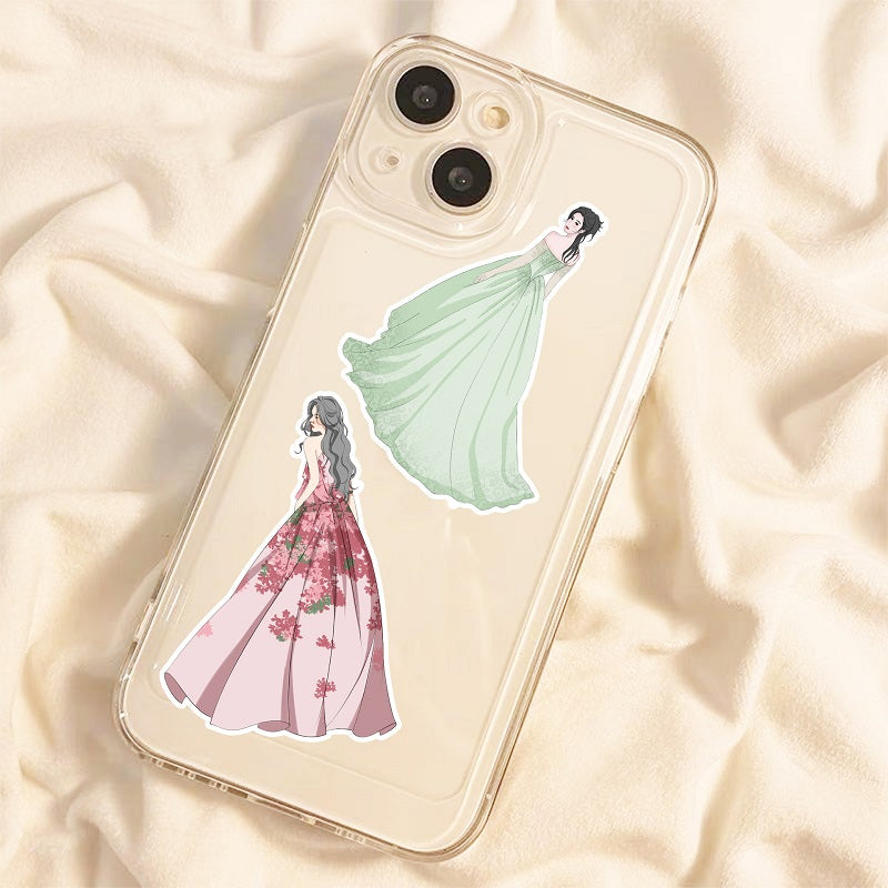 Dress Girl fashion Sticker