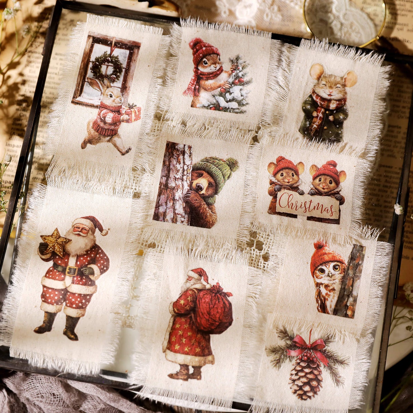 ChristmasAnimals-Rub-OnStickers-Scrapbooking-10