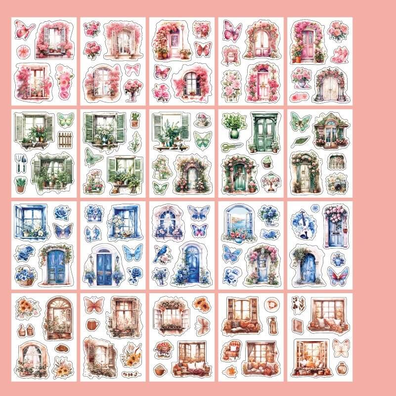 ColorfulWindows-StickerBook-Scrapbooking