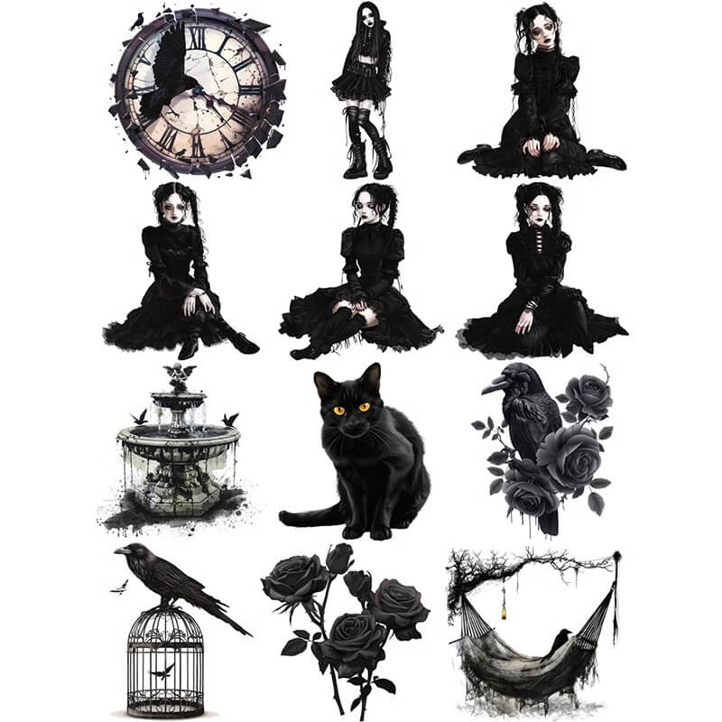 DarkLolita-Stickers-JunkJournal-1