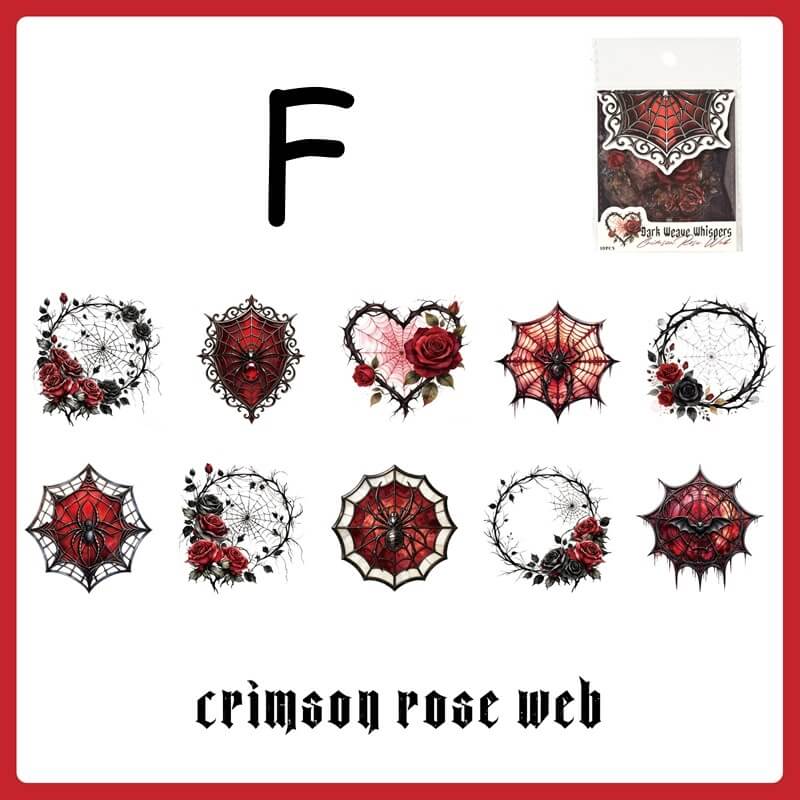DarkSpiderWeb-Stickers-JunkJournal-F