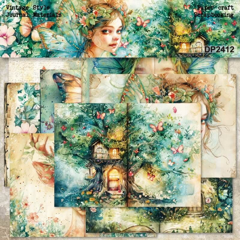 ForestGoddess-Paper-Scrapbooking