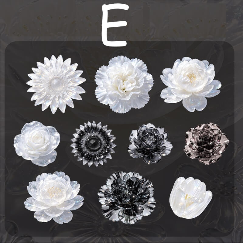 GlassFlowers-HardCardStickers-Scrapbook-F