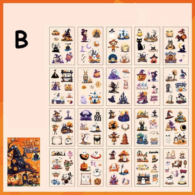 HalloweenCastle-StickerBook-Scrapbooking-B