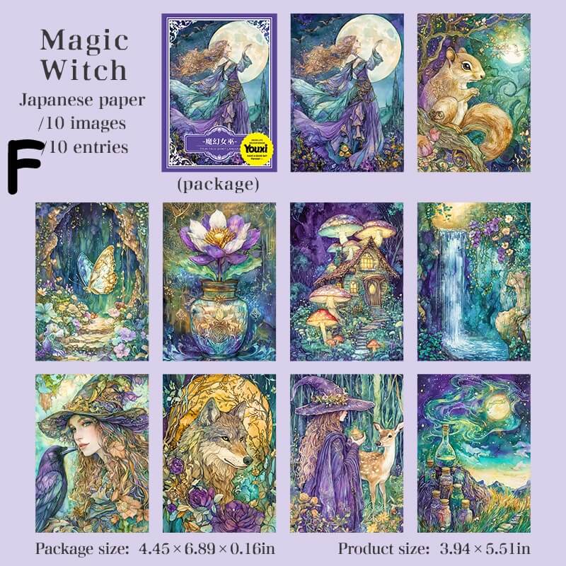 LargeSizeForestFairytale-Stickers-Scrapbooking-F