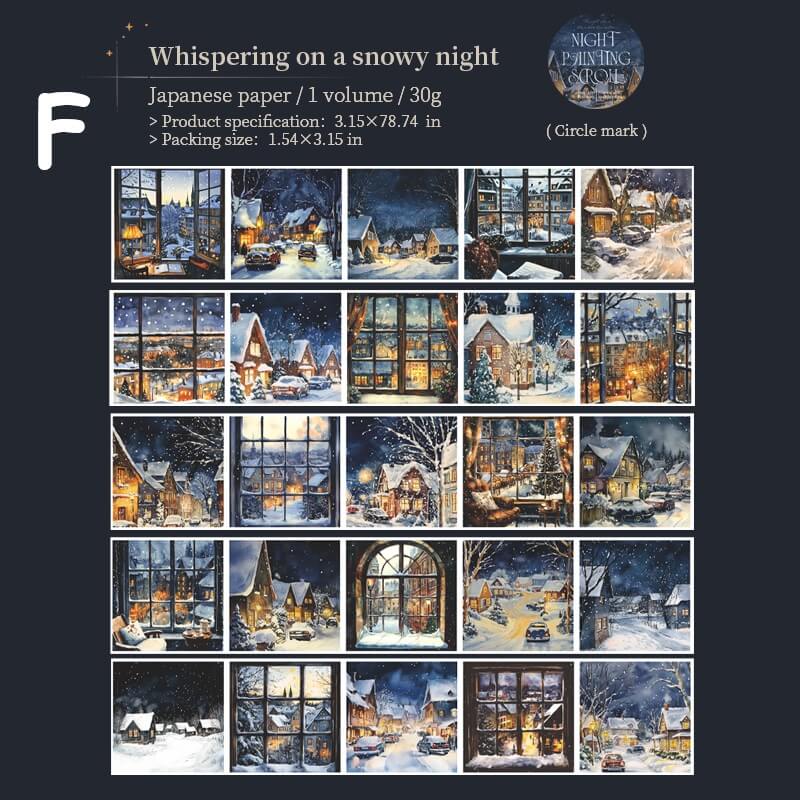 LargeSizeNightScene-Tape-Scrapbooking-F