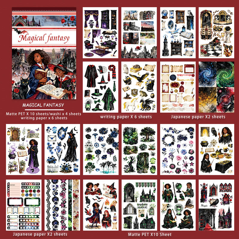 MagicFantasy-StickerBook-Scrapbook