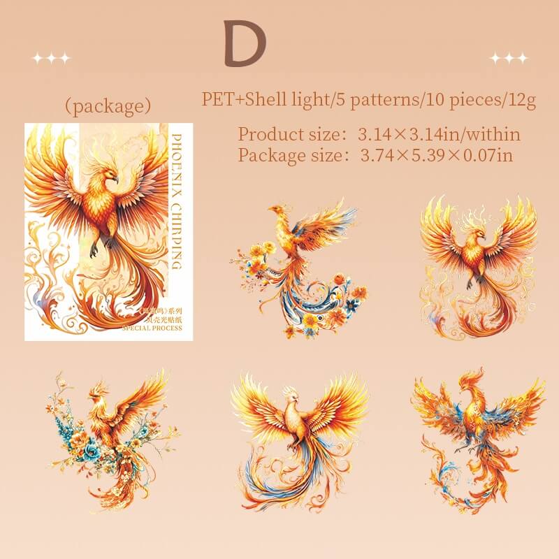 PhoenixBird-Stickers-Scrapbooking-D