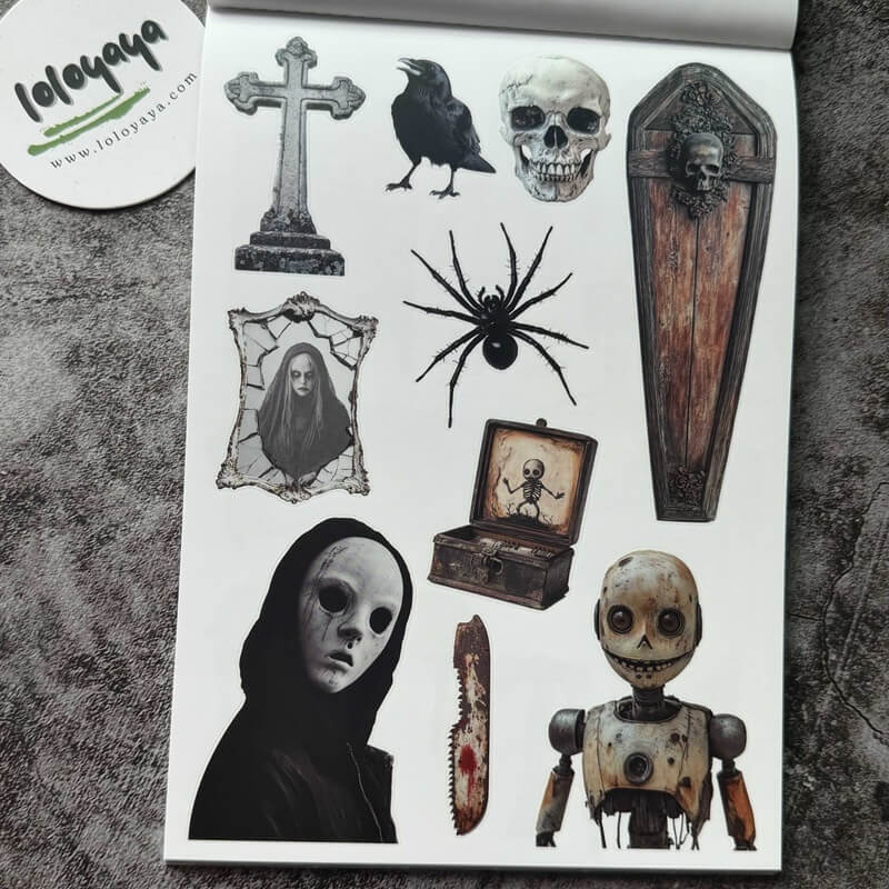 SilentFear-StickerBook-Junkournal-8