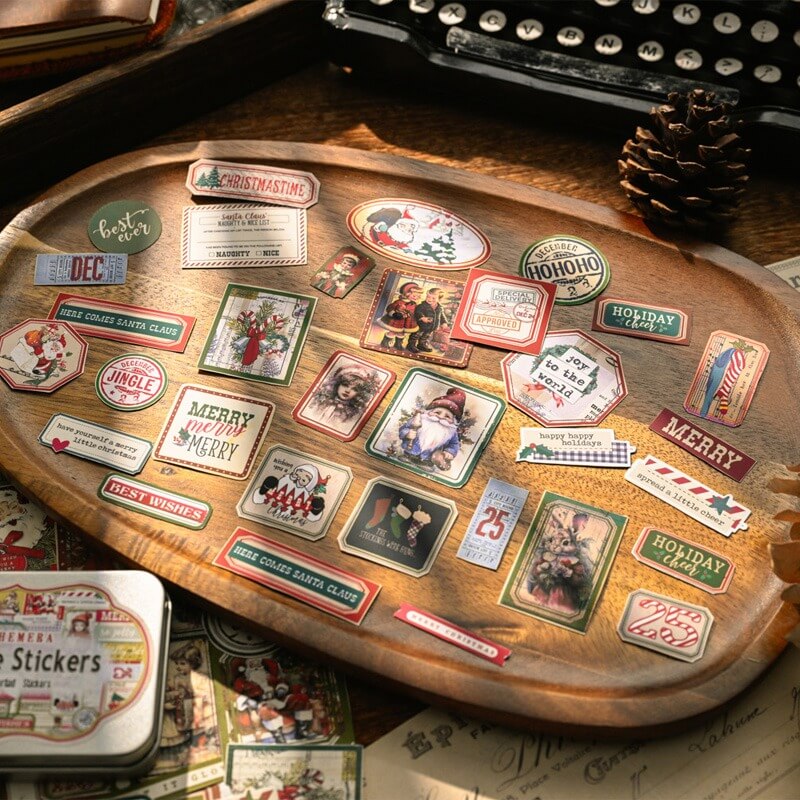 SmallsizevintageChristmas-stickers-4