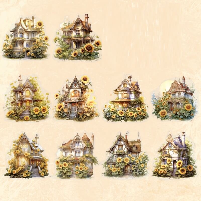 SunflowerHouse-Stickers-Scrapbooking