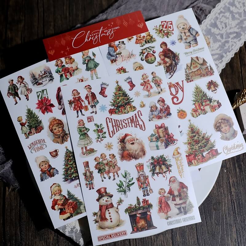 Vintage_Christmas_-_Rub-On_Stickers_-_Scrapbooking