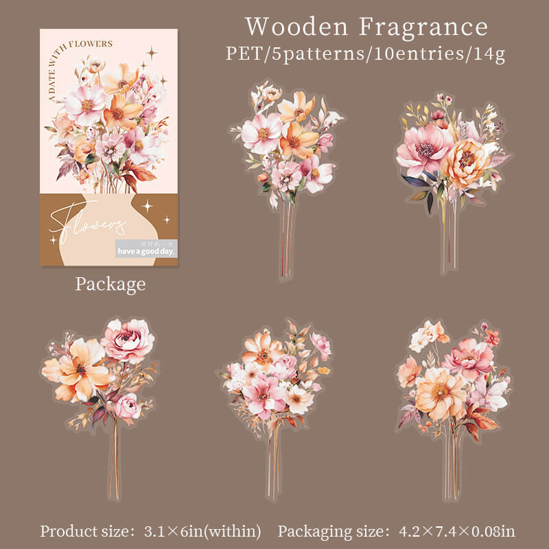 WoodenFragrance-Sticker-Scrapbooking