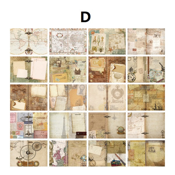 Vintage Notes Library Series Paper