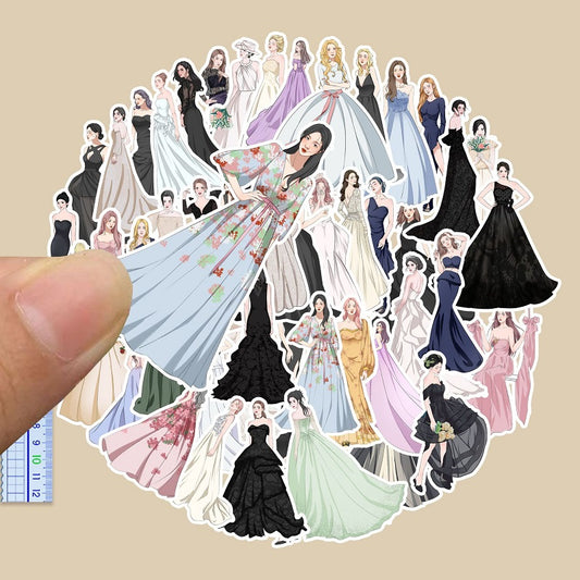 Dress Girl  fashion Sticker