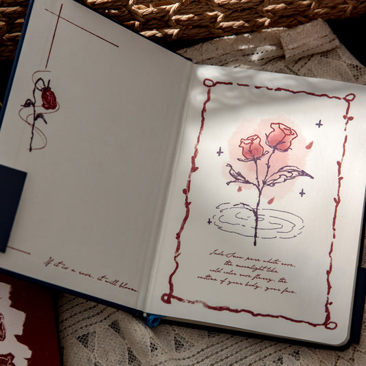 Rose notebook