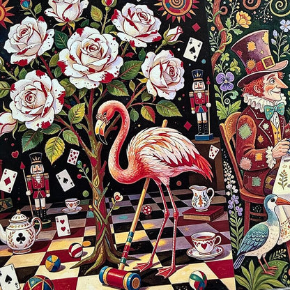 Alice in Wonderland Fairy Tale -Scrapbook Paper -3