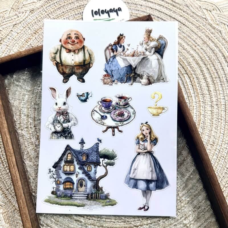 AliceinWonderland-SheetStickers-Scrapbook-1