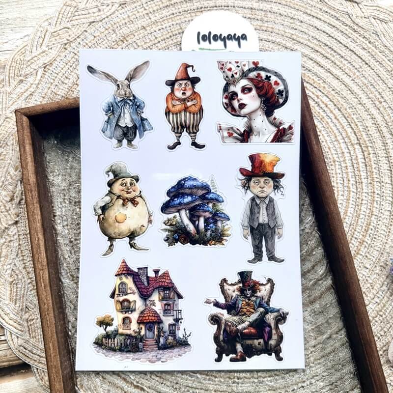 AliceinWonderland-SheetStickers-Scrapbook-8