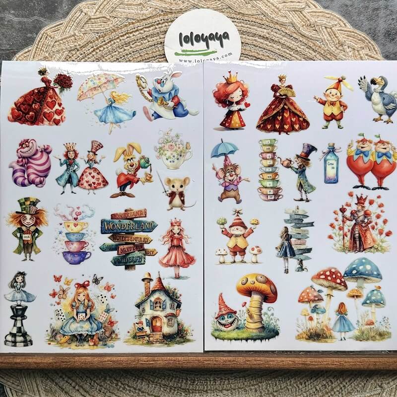 AliceinWonderland-TransferStickers-DIYCraft-1