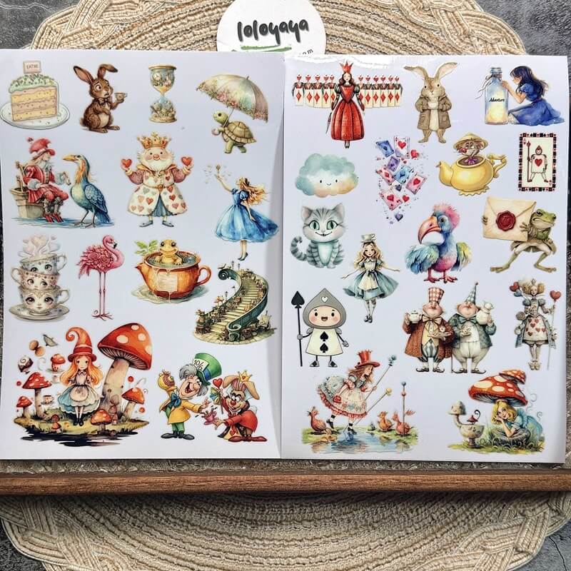 AliceinWonderland-TransferStickers-DIYCraft-2