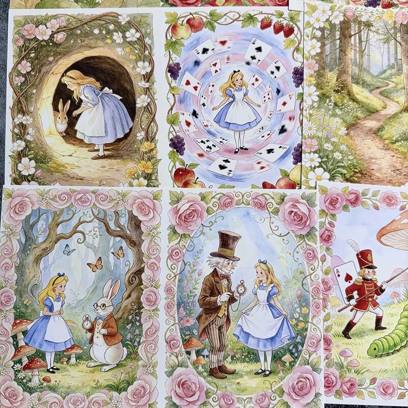 AliceinWonderlandFairyTale-Paper-Scrapbook-3