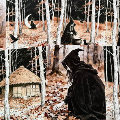 Autumn Witch - Paper - JunkJournal-2