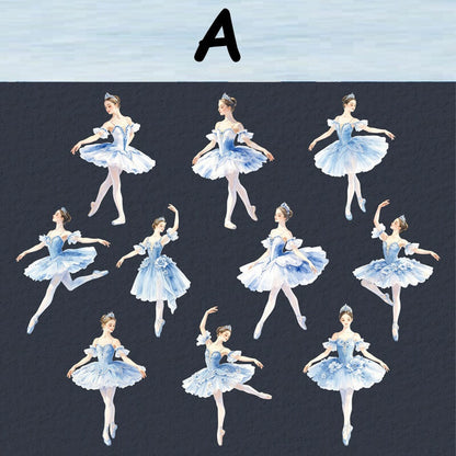 BalletDancer-HardCardSticker-Scrapbook-A