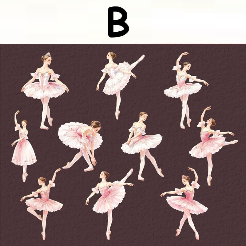 BalletDancer-HardCardSticker-Scrapbook-B