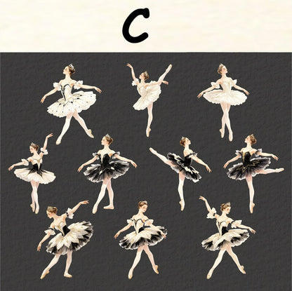BalletDancer-HardCardSticker-Scrapbook-C