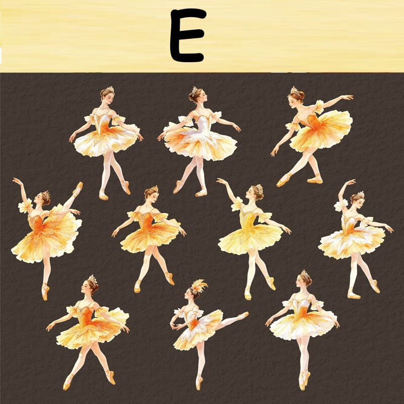 BalletDancer-HardCardSticker-Scrapbook-E