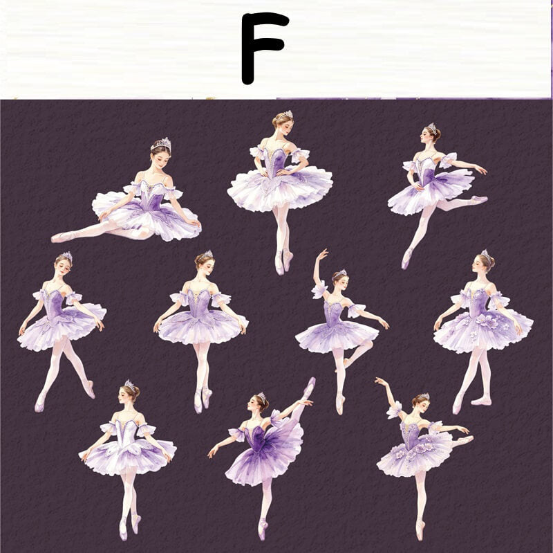 BalletDancer-HardCardSticker-Scrapbook-F