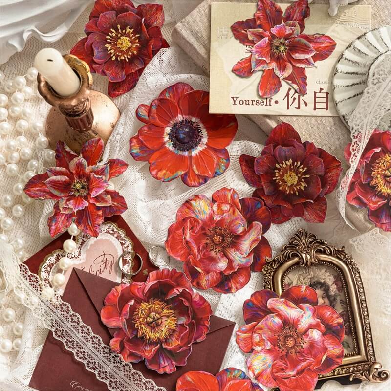 BloomingFlowers-HardCardStickers-Scrapbook-4