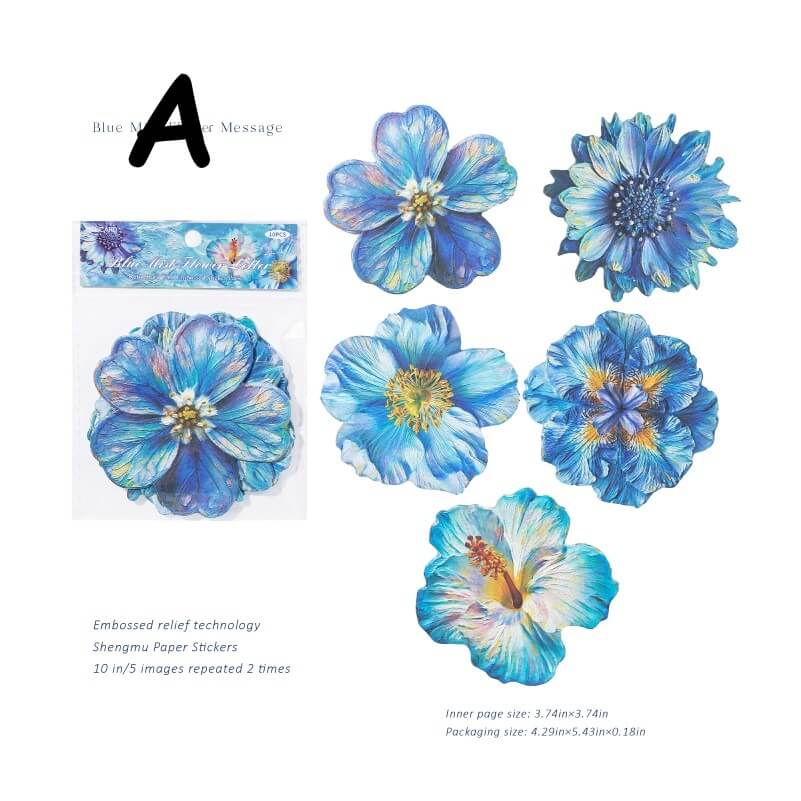 BloomingFlowers-HardCardStickers-Scrapbook-A