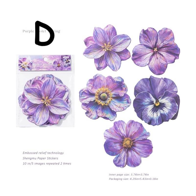 BloomingFlowers-HardCardStickers-Scrapbook-D