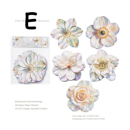 BloomingFlowers-HardCardStickers-Scrapbook-E