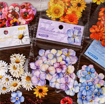 BloomingFlowers-HardCardStickers-Scrapbooking