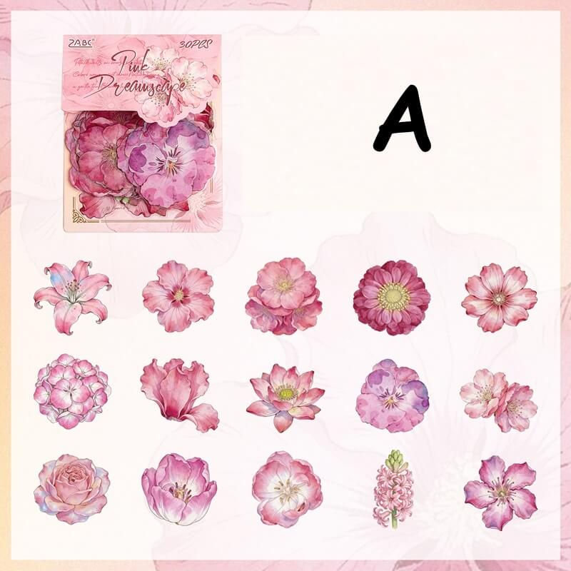 BloomingFlowers-stickers-Scrapbook-A