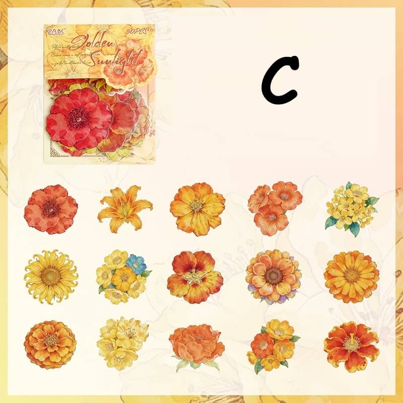 BloomingFlowers-stickers-Scrapbook-C