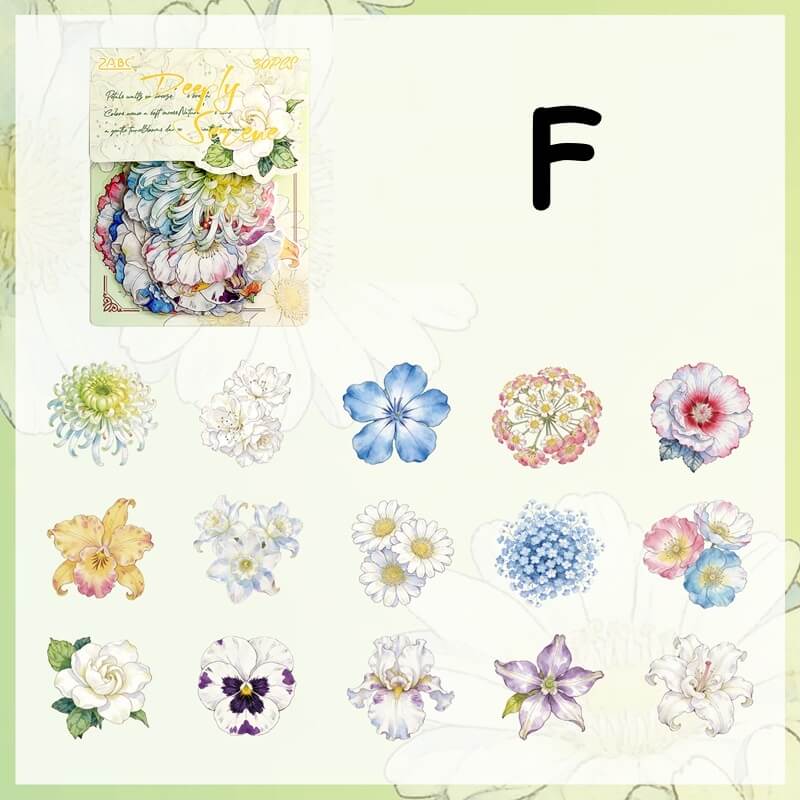 BloomingFlowers-stickers-Scrapbook-F