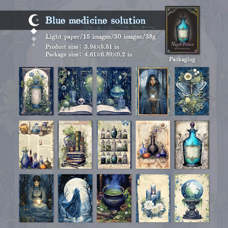 Bluemedicinesolution-paper-junkjournal