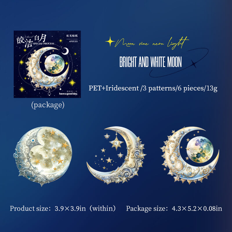 Moon Sticker Images Moon Theme Series Stickers – loloyaya