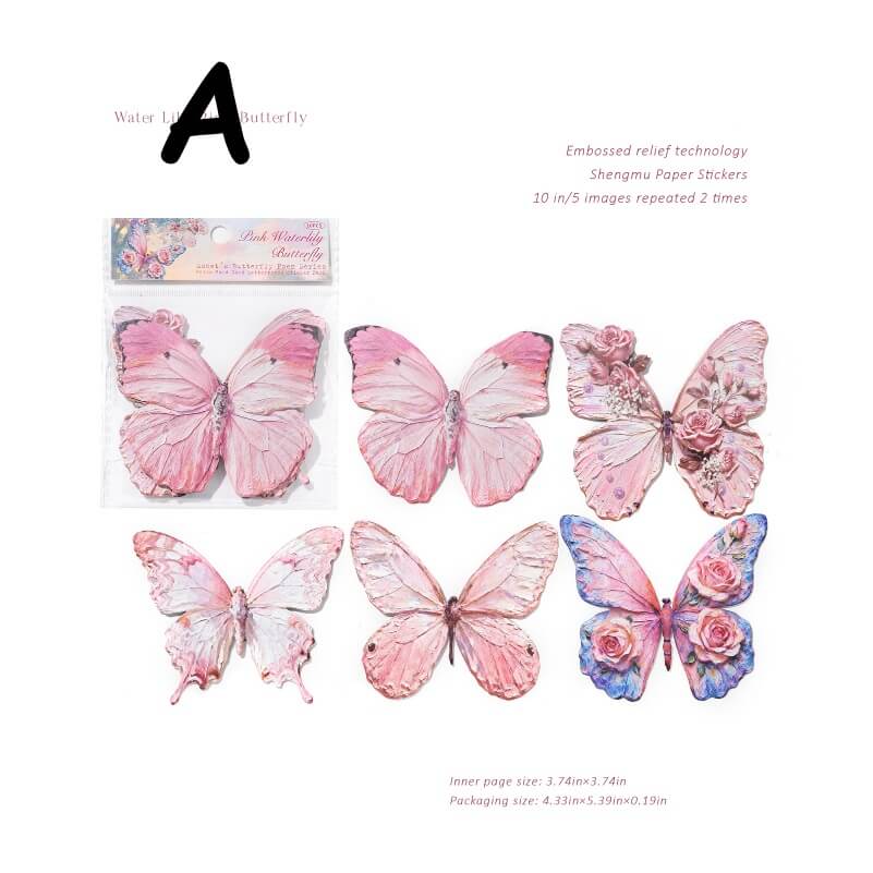 Butterfly-HardCardStickers-Scrapbook-A