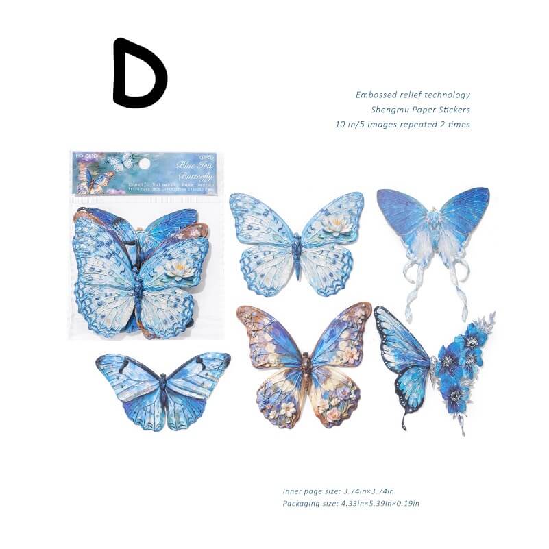 Butterfly-HardCardStickers-Scrapbook-D