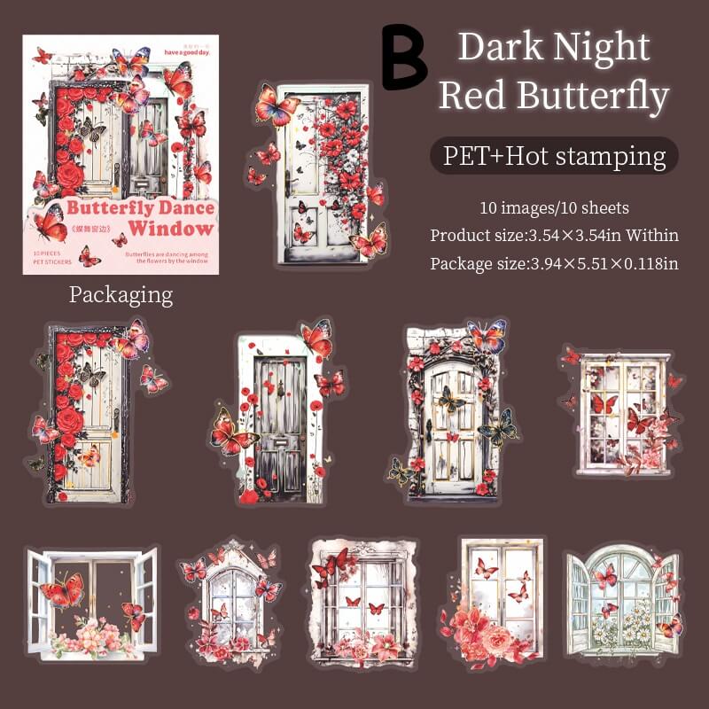 ButterflyDanceWindow-Sticker-Scrapbooking-B