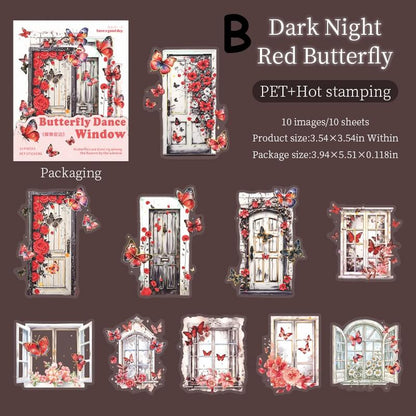 ButterflyDanceWindow-Sticker-Scrapbooking-B