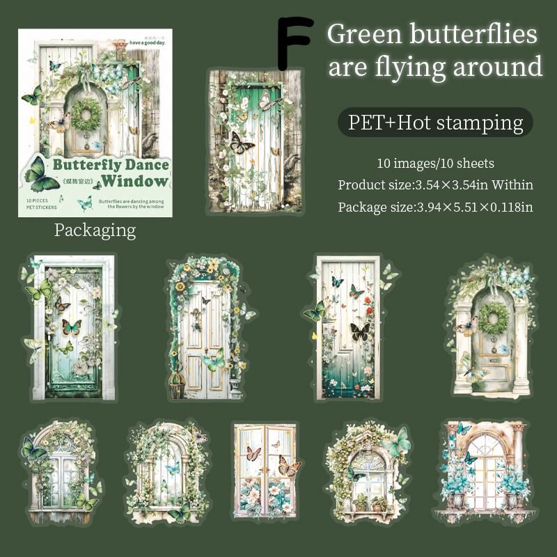 ButterflyDanceWindow-Sticker-Scrapbooking-F