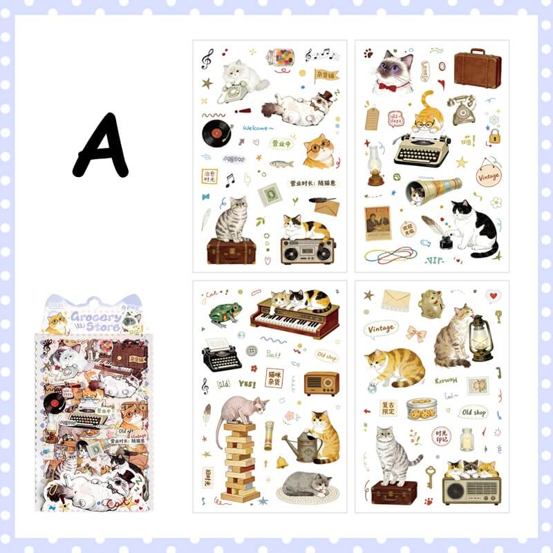 Cats-SheetStickers-Scrapbook-A