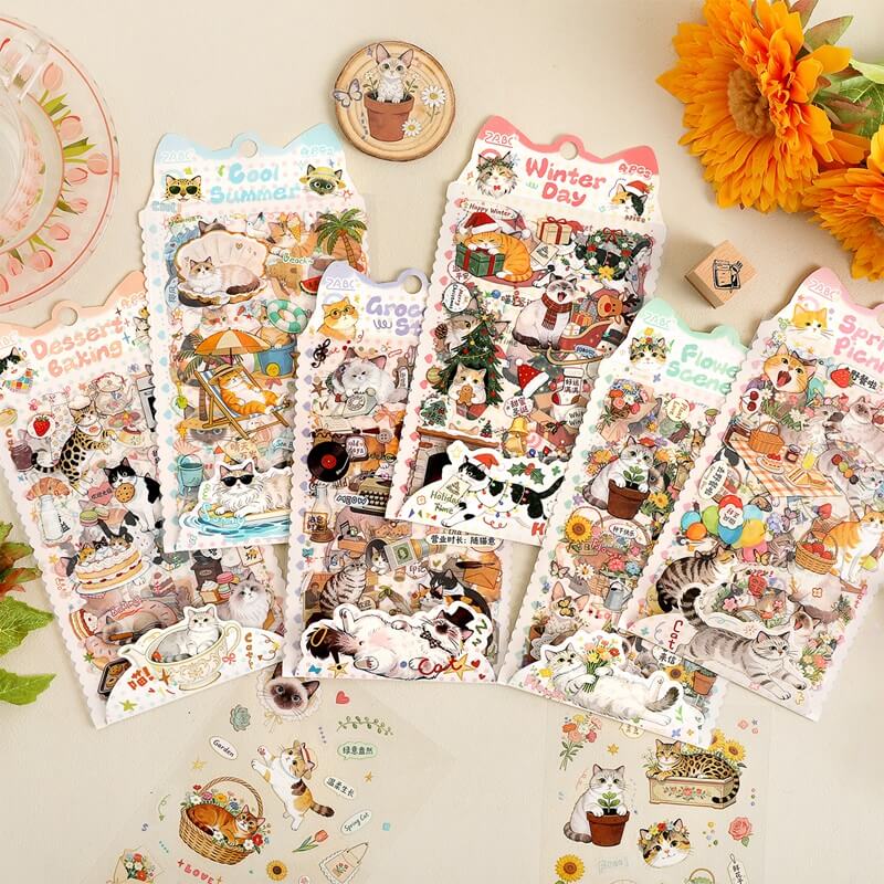 Cats-SheetStickers-Scrapbook