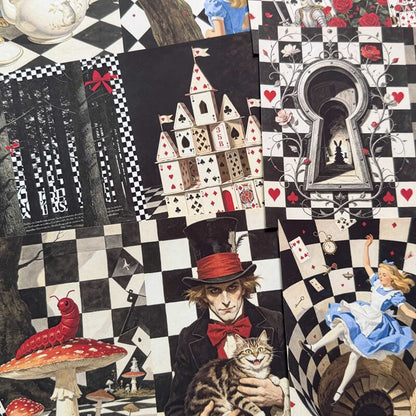 CheckeredAliceinWonderland-Paper-Scrapbook-4